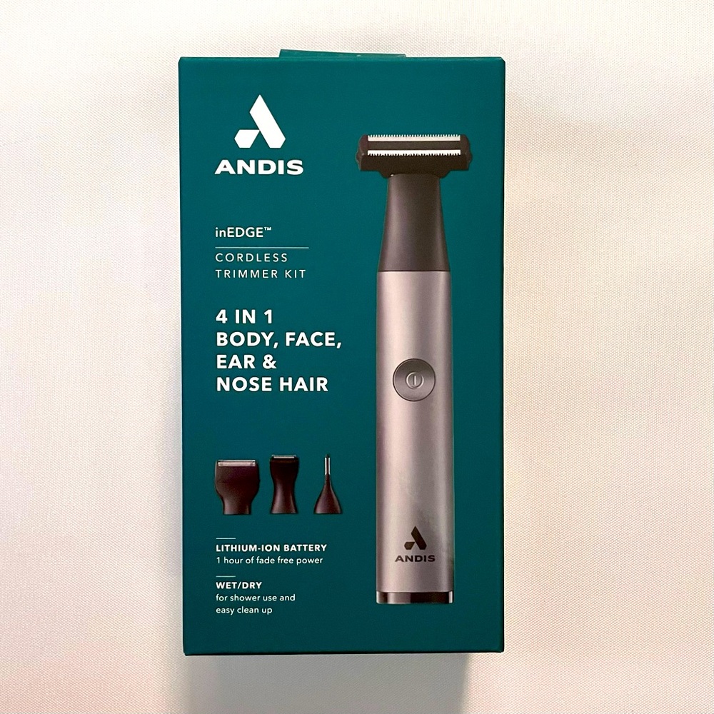 Andis inEDGE Cordless Trimmer Kit 4in1 NWT